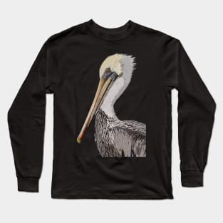 Brown pelican Long Sleeve T-Shirt